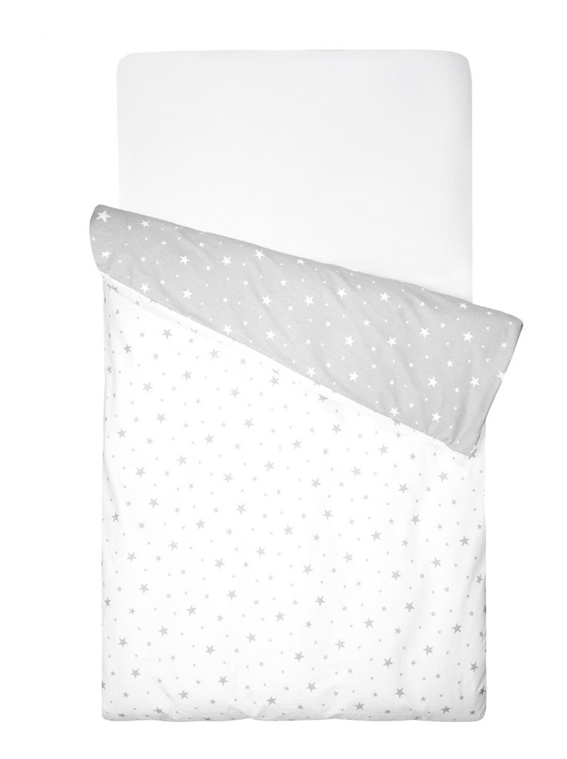Copripiumino per neonato reversibile in cotone, stella | sevira kids | sevira kids Bianco - Kiabi