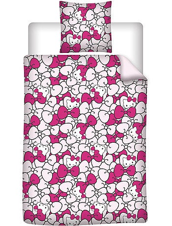 Copripiumino Policotone Hello Kitty Licenza Ufficiale Sanrio 140x200cm + Federa 65x65cm