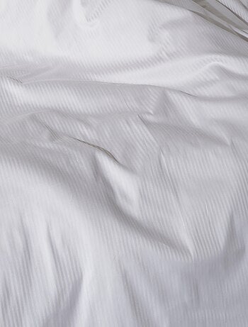 Copripiumino raso di cotone rigatino