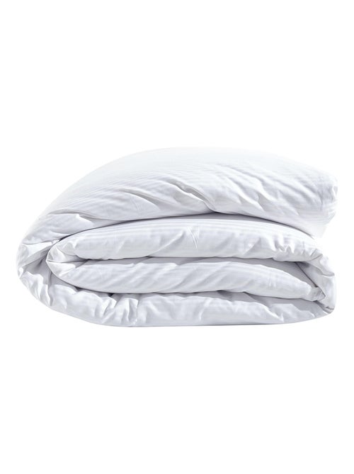 Copripiumino raso di cotone rigatino - Kiabi