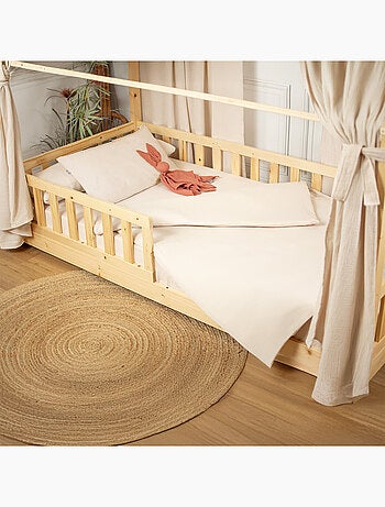 Copripiumino reversibile in garza di cotone per neonato | sevira kids | sevira kids