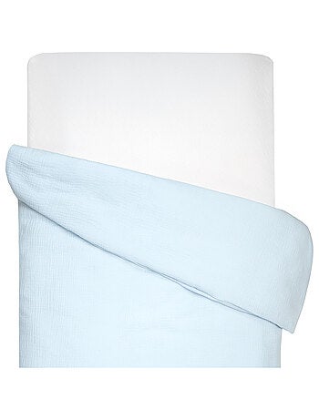 Copripiumino reversibile in garza di cotone per neonato | sevira kids | sevira kids