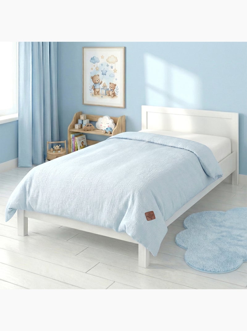 Copripiumino reversibile in garza di cotone per neonato | sevira kids | sevira kids Blu - Kiabi