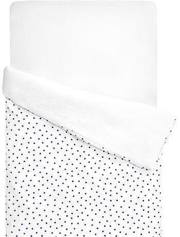 Copripiumino reversibile in garza di cotone per neonato | sevira kids | sevira kids