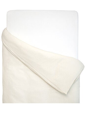 Copripiumino reversibile in garza di cotone per neonato | sevira kids | sevira kids