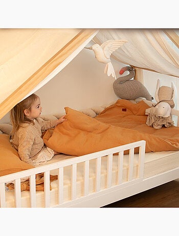 Copripiumino reversibile in garza di cotone per neonato | sevira kids | sevira kids