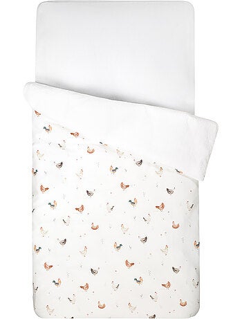 Copripiumino reversibile in garza di cotone per neonato | sevira kids | sevira kids