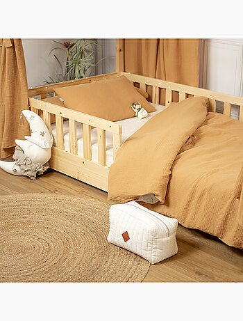 Copripiumino reversibile in garza di cotone per neonato | sevira kids | sevira kids