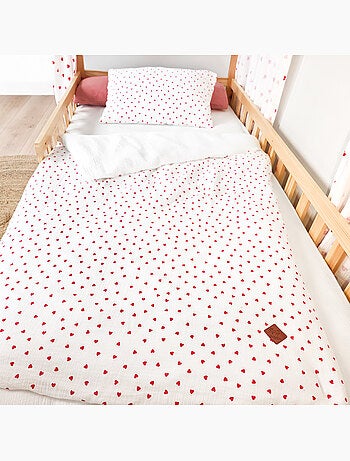 Copripiumino reversibile in garza di cotone per neonato | sevira kids | sevira kids