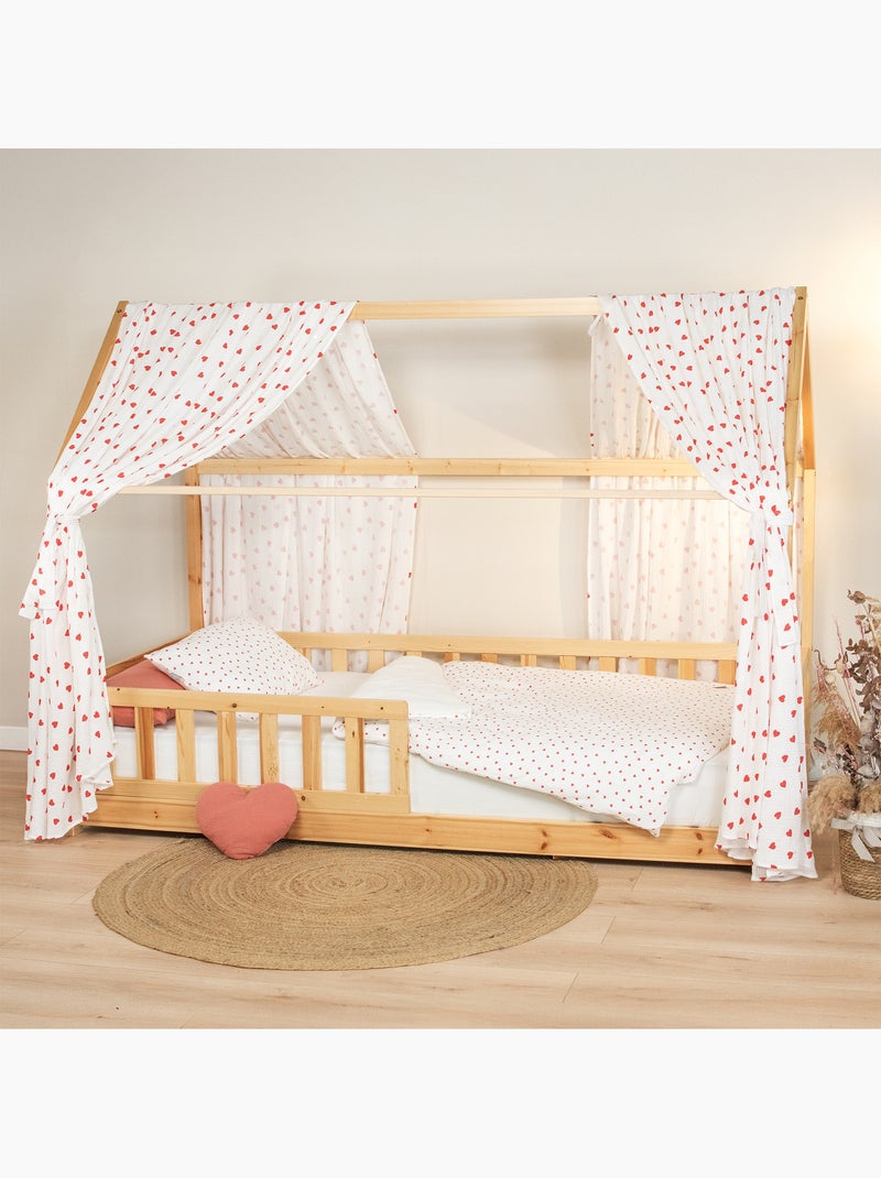 Copripiumino reversibile in garza di cotone per neonato | sevira kids | sevira kids Rosso - Kiabi
