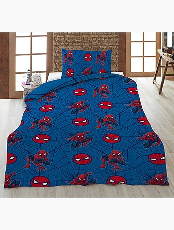Copripiumino Spider-Man Marvel 140x200cm + Federa 65x65cm – Azione New York – Policotone – Licenza U