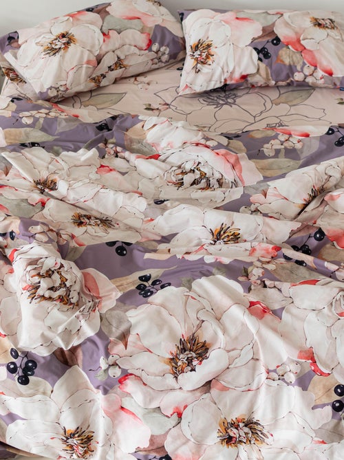 Copripiumino White peonies "Happyfriday" - Kiabi