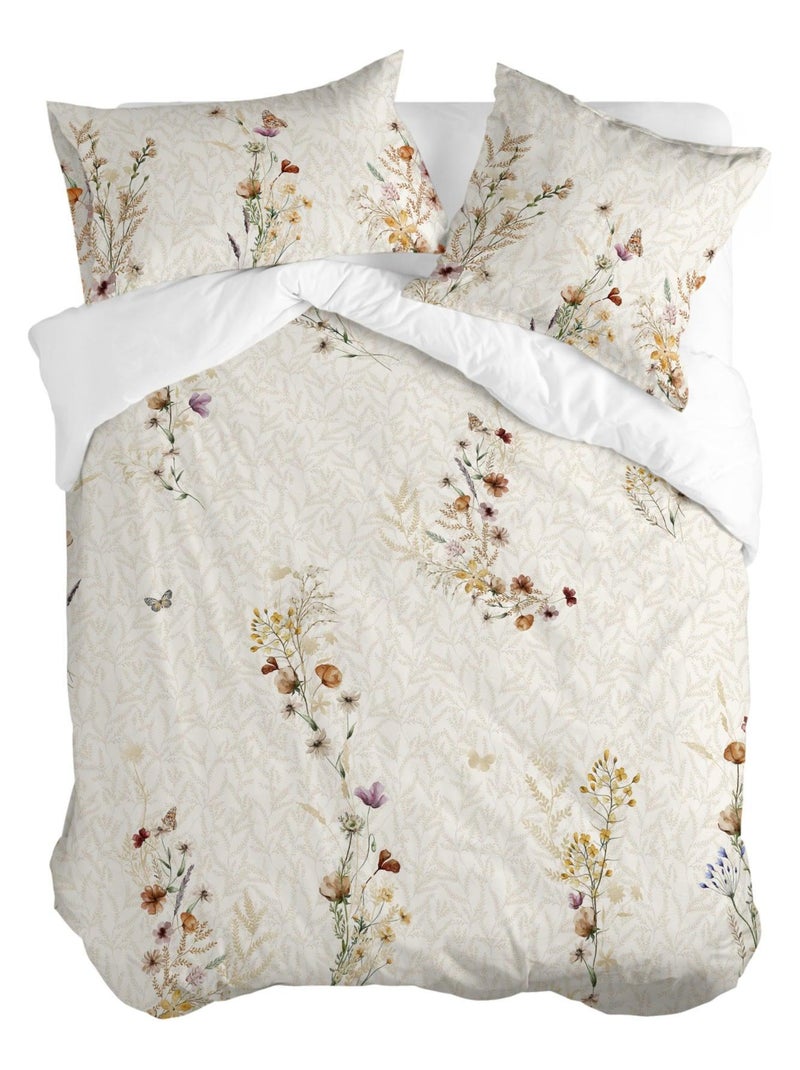 Copripiumino Wild flowers "Happyfriday" Bianco - Kiabi