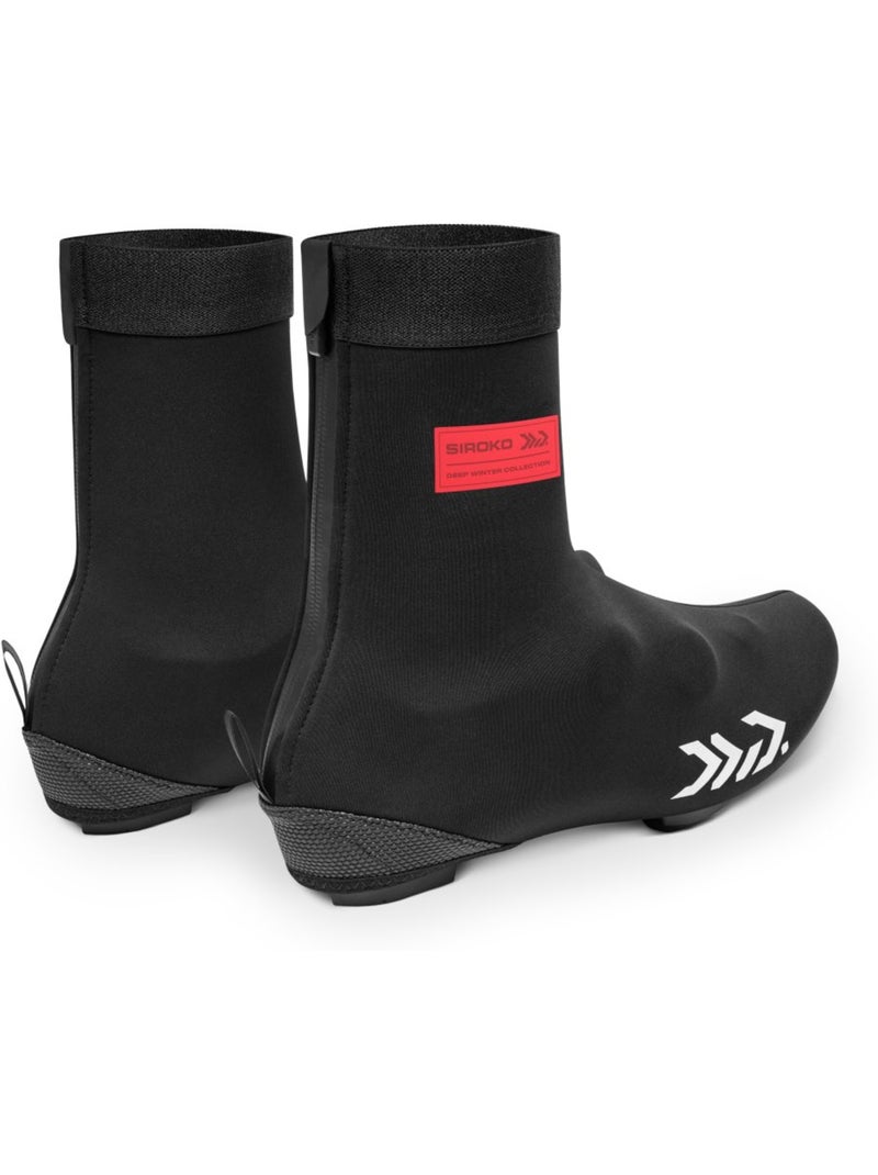 Copriscarpe invernali da ciclismo ciclismo uomo e donna dw fairbank Nero - Kiabi
