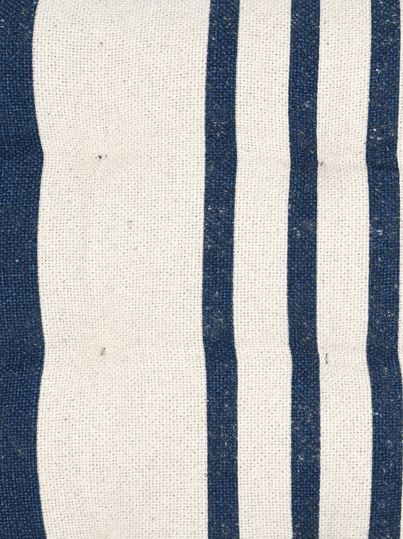 Coprisedia a righe Blu marino - Kiabi