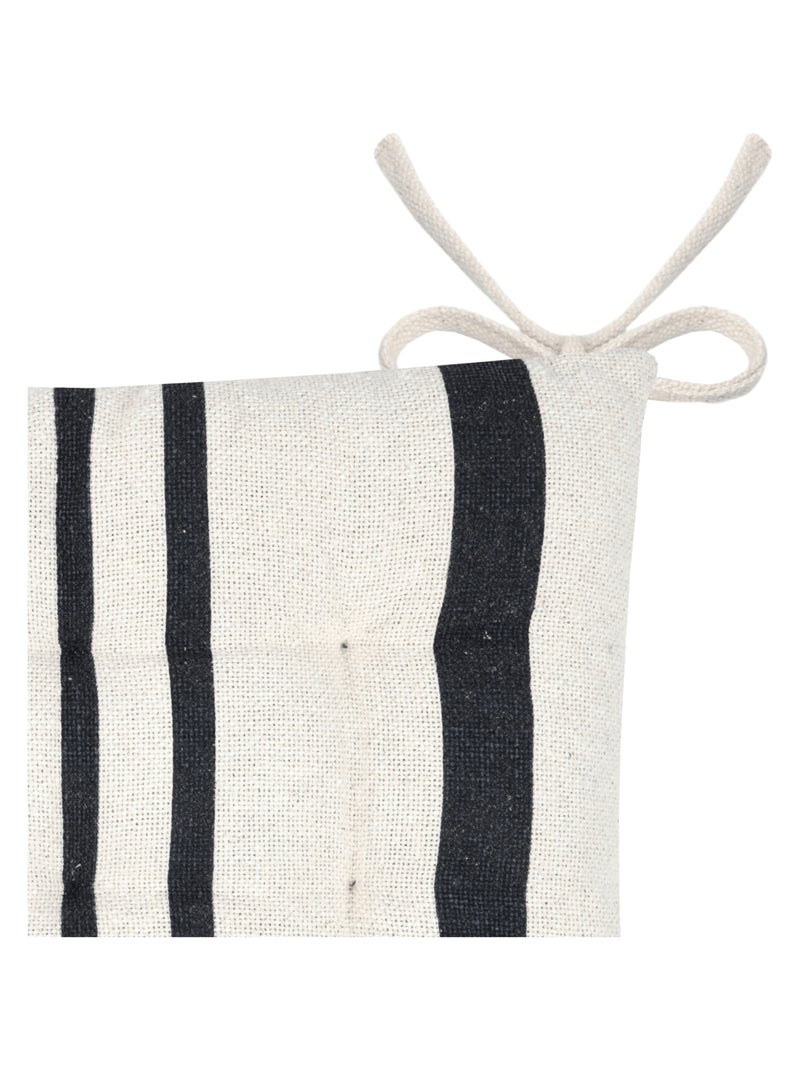 Coprisedia a righe Grigio scuro - Kiabi