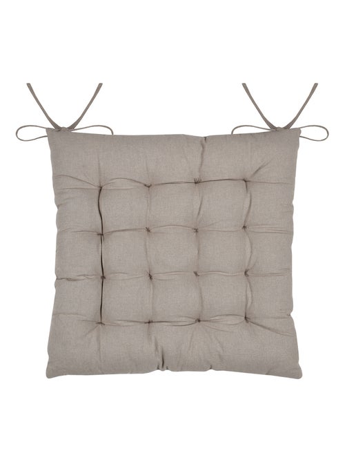 Coprisedia effetto fogliame in cotone ricamato - Kiabi