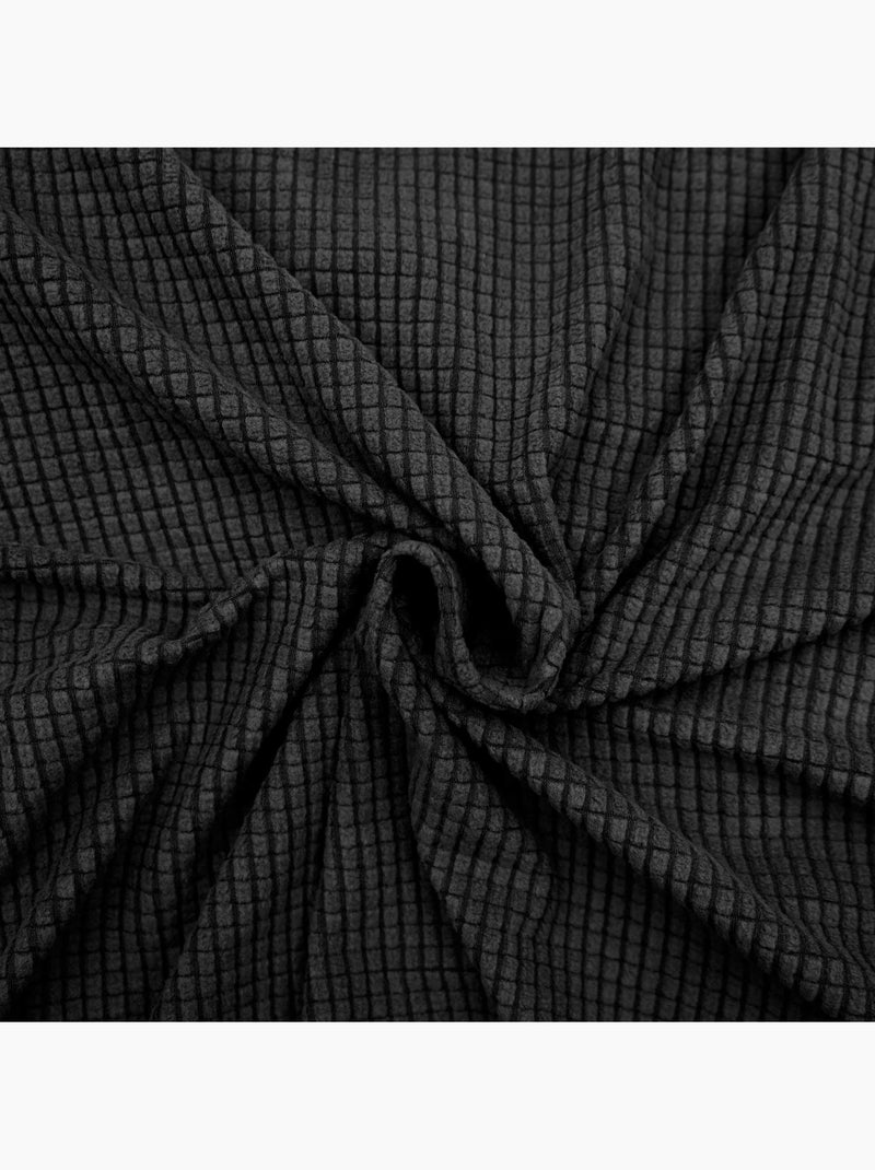Coprisedia elastico goffrato per sedile da 40 a 50 cm Nero - Kiabi