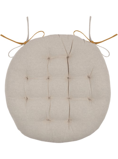 Coprisedia rotondo, bicolore - Kiabi