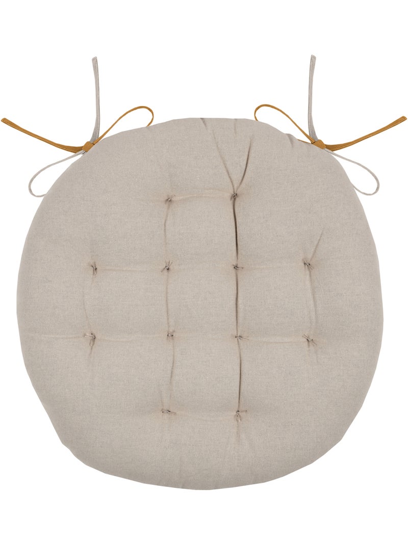 Coprisedia rotondo, bicolore Giallo oro - Kiabi