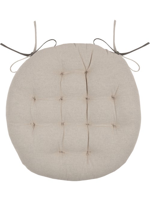 Coprisedia rotondo, bicolore - Kiabi