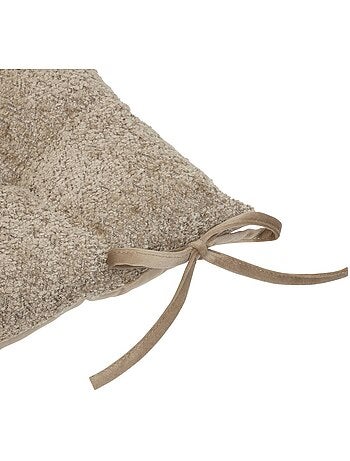 Soana bouclette coprisedia avorio bianco 38x38cm