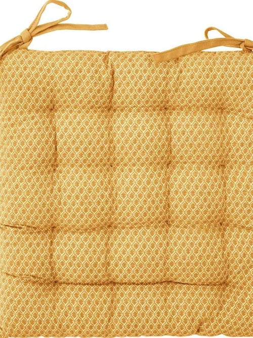 Coprisedia stampato e trapuntato con lacci - Kiabi