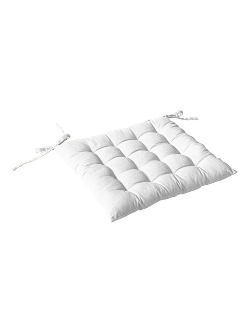 Coprisedia trapuntato in cotone e nodi 16ct - Kiabi