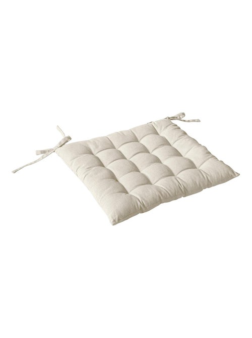 Coprisedia trapuntato in cotone e nodi 16ct - Kiabi