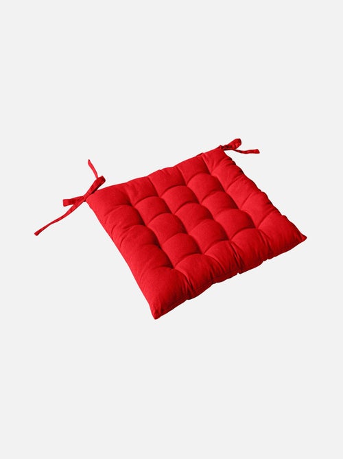 Coprisedia trapuntato in cotone e nodi 16ct - Kiabi