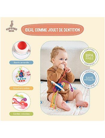 Cordoncini da tirare - Giocattolo educativo | SUPERBE BEBE