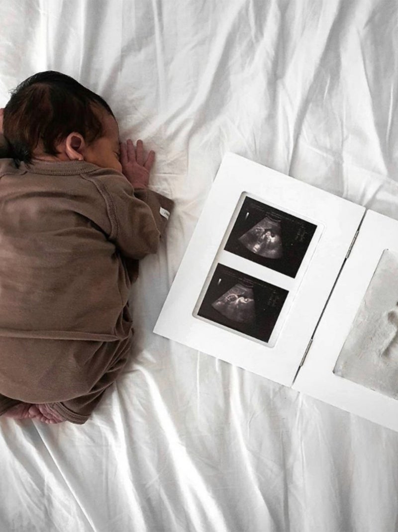 Cornice foto con impronta del neonato | dooky | dooky Bianco - Kiabi
