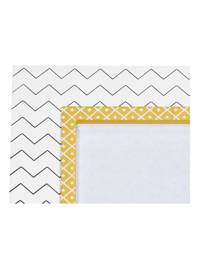 Cornice fotografica Chevron in MDF - SAUTHON Bianco - Kiabi