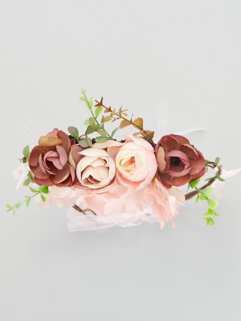 Corona di fiori - ROSA - Kiabi - 5.00€