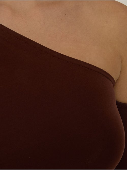 Corpo drappeggiato con colletto asimmetrico - Kiabi Corpo drappeggiato con colletto asimmetrico - Kiabi