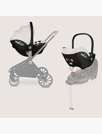 Cosi 360? ISOFIX LIONELO Moxie i-Size Set - Leggero - 40-87 cm - Tessuto di bamb? naturale