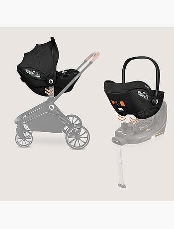 Cosi 360? ISOFIX LIONELO Moxie i-Size Set - Leggero - 40-87 cm - Tessuto di bamb? naturale