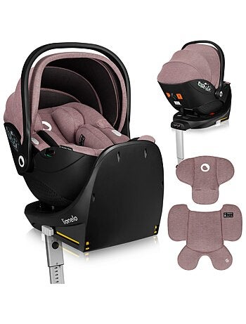 Cosi 360? ISOFIX LIONELO Moxie i-Size Set - Leggero - 40-87 cm - Tessuto di bamb? naturale