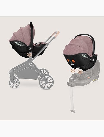 Cosi 360? ISOFIX LIONELO Moxie i-Size Set - Leggero - 40-87 cm - Tessuto di bamb? naturale