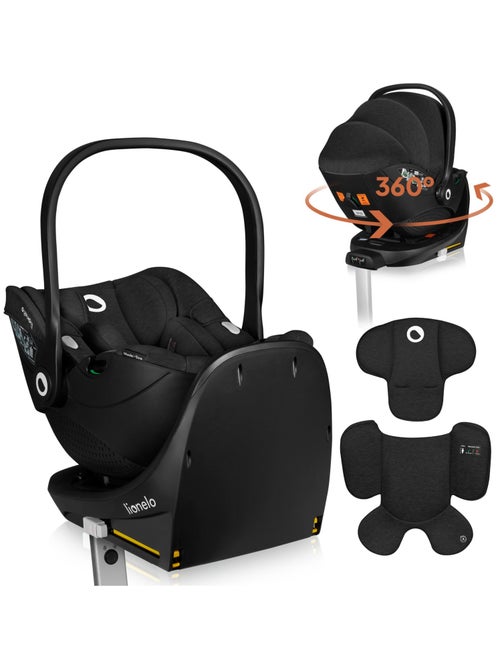 Cosi 360° ISOFIX LIONELO Moxie i-Size Set - Leggero - 40-87 cm - Tessuto di bambù naturale - Kiabi