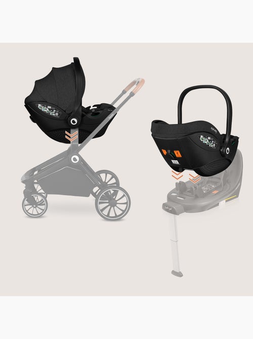 Cosi 360° ISOFIX LIONELO Moxie i-Size Set - Leggero - 40-87 cm - Tessuto di bambù naturale - Kiabi