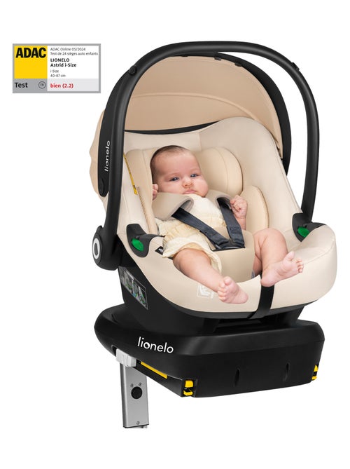 Cosi con base ISOFIX - LIONELO Astrid i-Size - Premio ADAC - Leggero - Seggiolino auto 40-87 cm - Kiabi