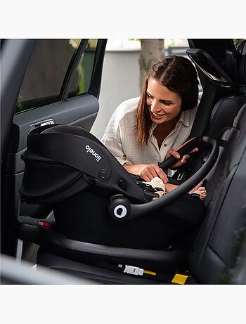 Seggiolino auto per neonati con base ISOFIX - LIONELO Astrid i-Size - Premio ADAC - Leggero - Seggio