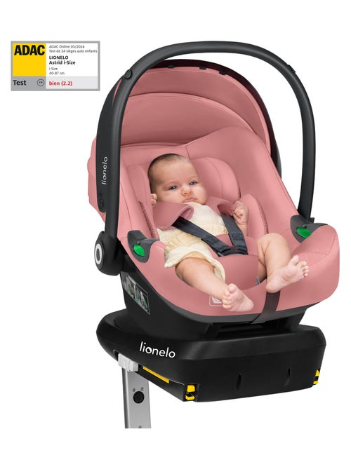 Cosi con base ISOFIX - LIONELO Astrid i-Size - Premio ADAC - Leggero - Seggiolino auto 40-87 cm - Kiabi
