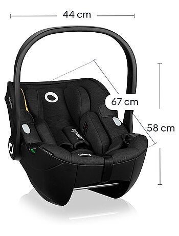 Cosi LIONELO Moxie i-Size - Tessuto di bamb? - Seggiolino auto 40-87 cm - Leggero - Gruppo 0+