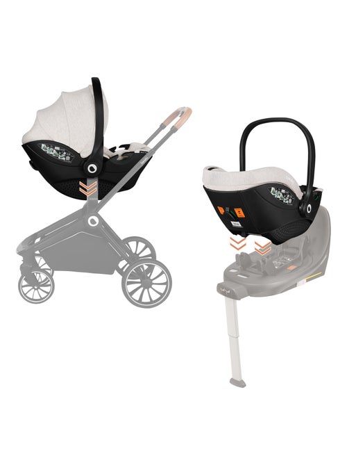 Cosi LIONELO Moxie i-Size - Tessuto di bambù - Seggiolino auto 40-87 cm - Leggero - Gruppo 0+ - Kiabi