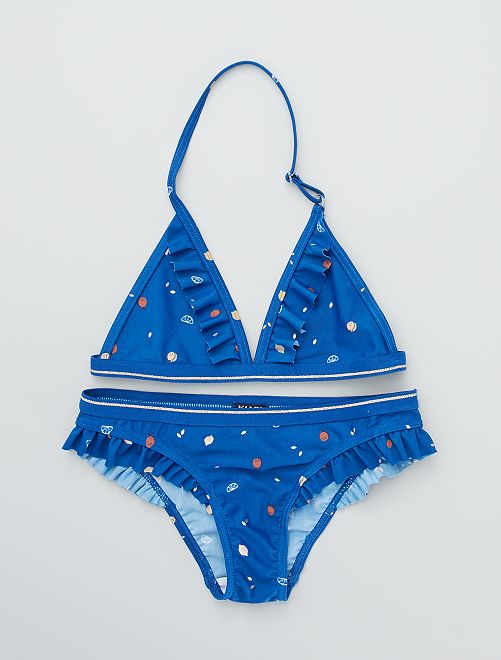 Costume 2 pezzi motivo 'frutti' - BLU - Kiabi - 9.00€