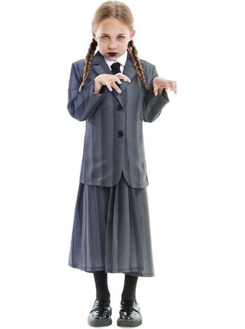Costume a righe della divisa scolastica gotica - Kiabi