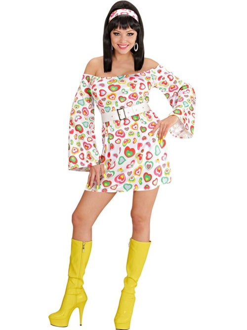 Costume a tema cuori anni '70 - Kiabi