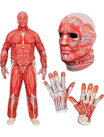 Costume anatomico espressivo con muscoli